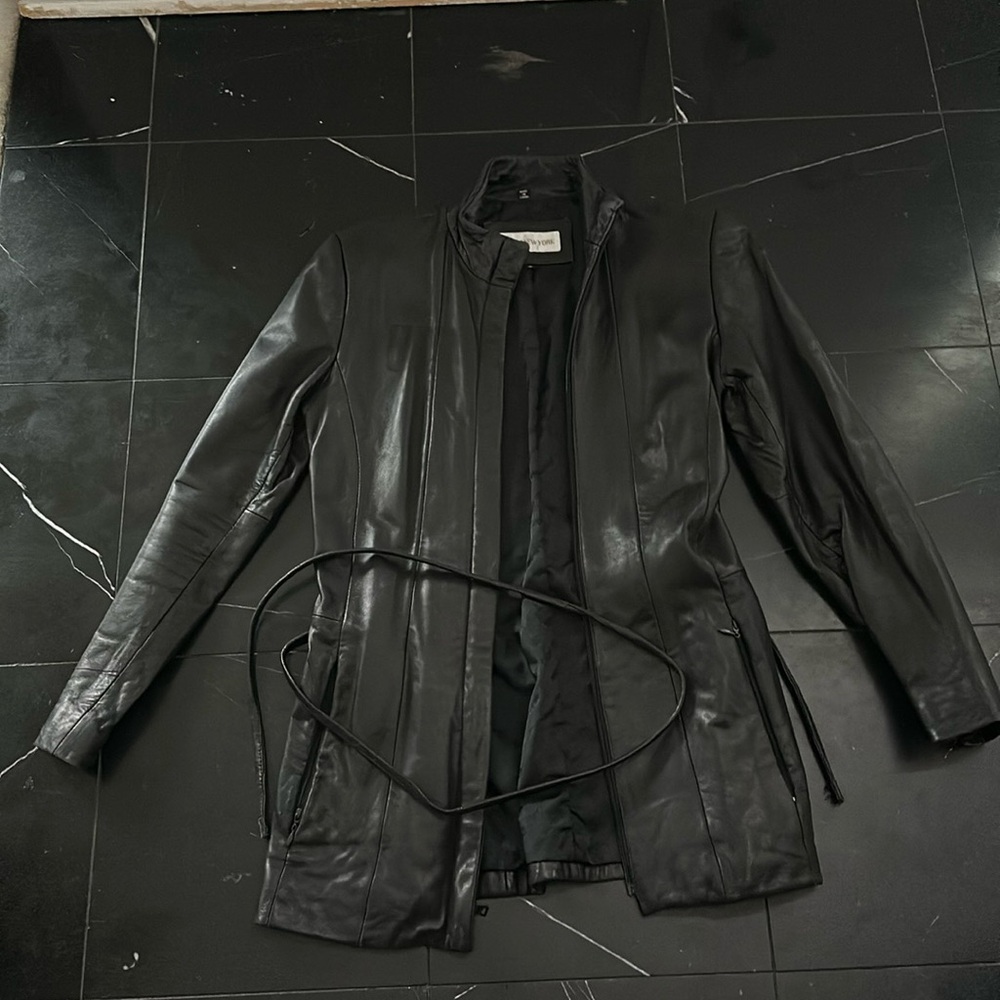 Jones New York leather jacket